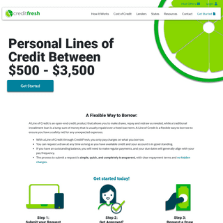Personal Line of Credit, a Financial Safety Net - CreditFresh