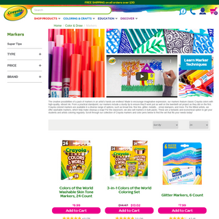 A complete backup of https://shop.crayola.com/color-and-draw/markers