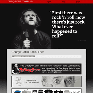 The Official Home of George Carlin- georgecarlin.com