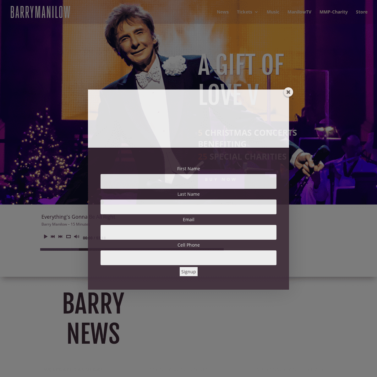 A complete backup of https://barrymanilow.com