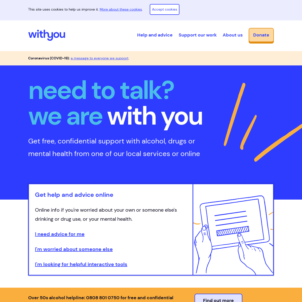 A complete backup of https://wearewithyou.org.uk