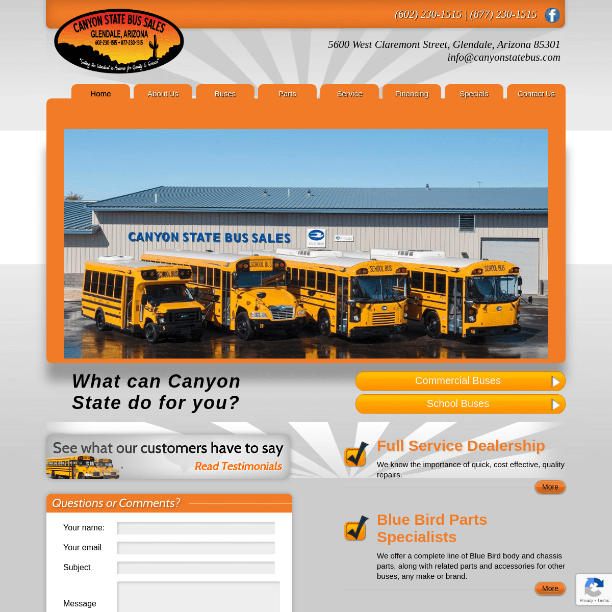 A complete backup of https://canyonstatebus.com