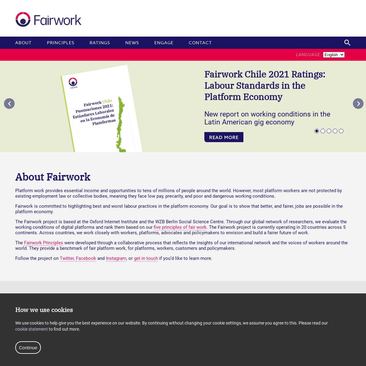 Fairwork - Homepage