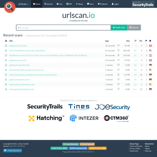 URL and website scanner - urlscan.io