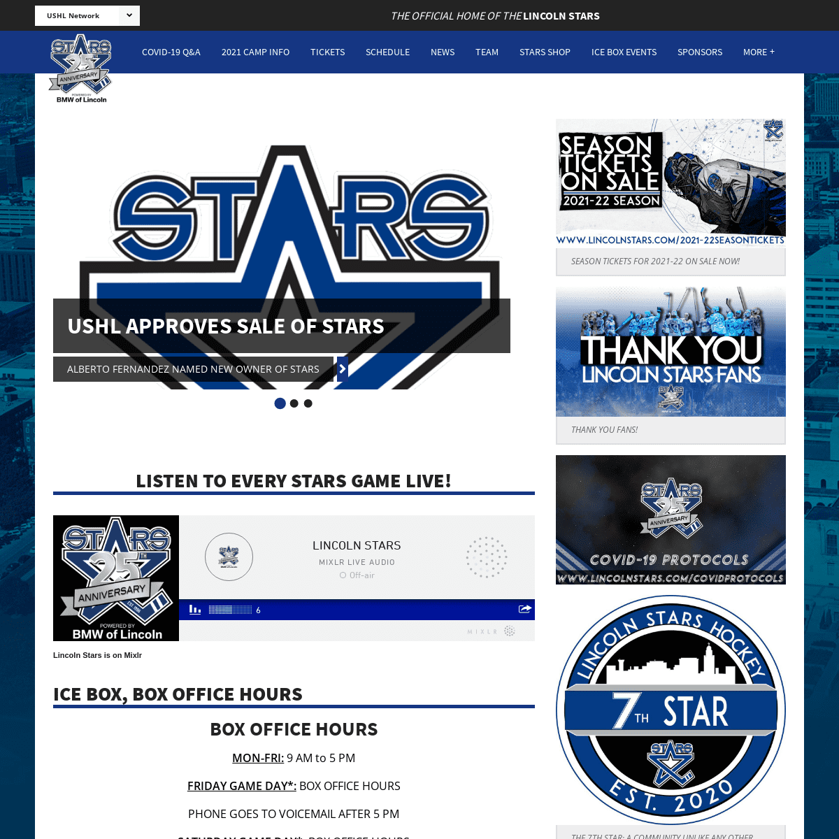 A complete backup of https://lincolnstars.com