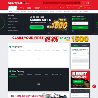 A complete backup of https://sportybet.com