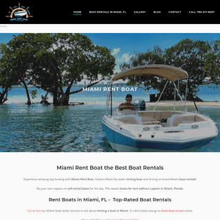 A complete backup of https://miami-rent-boat.com