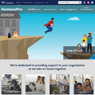 Welcome to HumanePro - HumanePro by The Humane Society of the United States