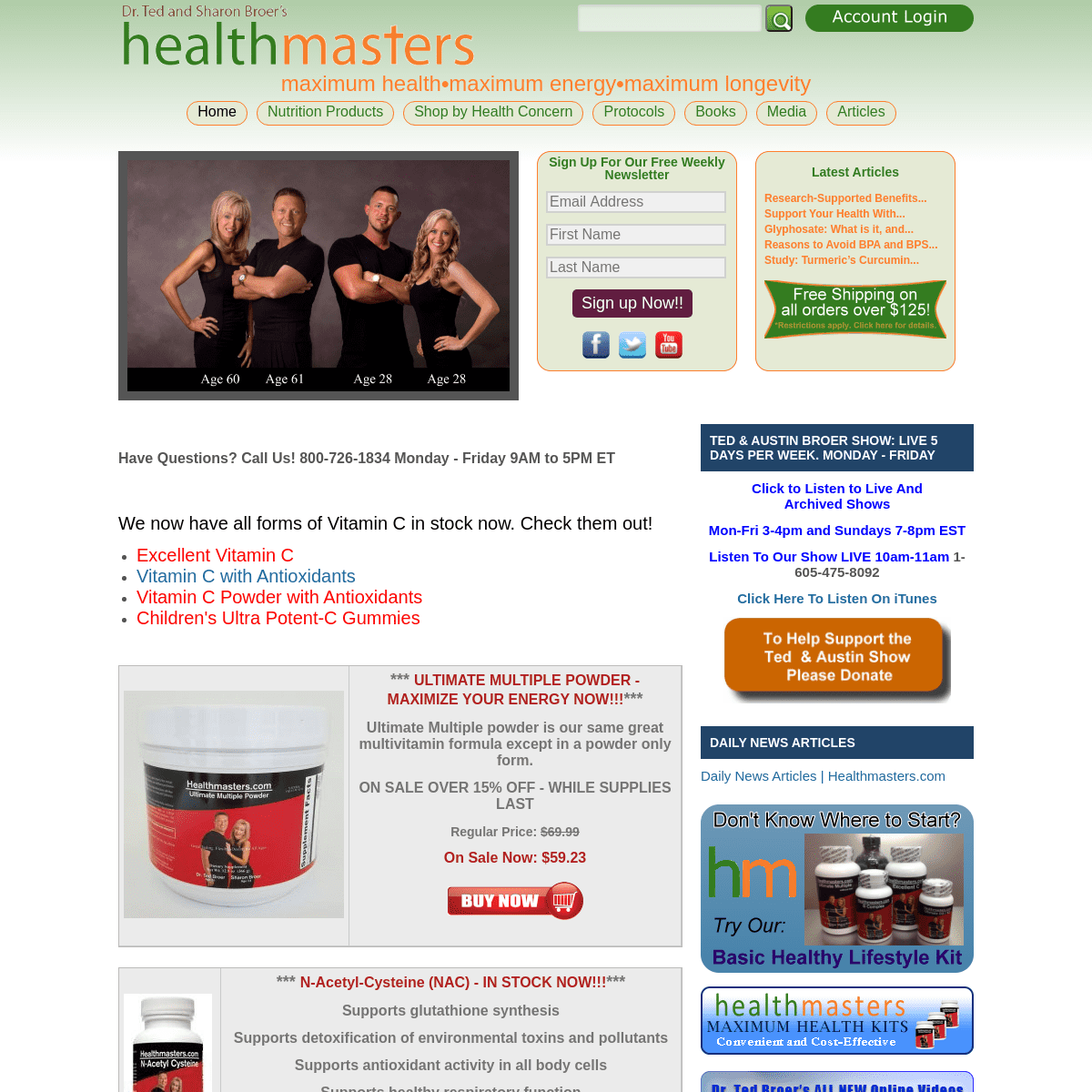 A complete backup of https://healthmasters.com