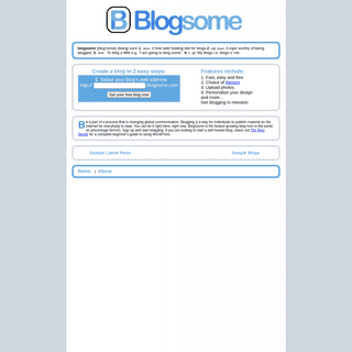 A complete backup of http://www.blogsome.com/