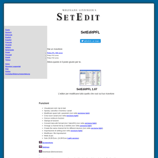 A complete backup of https://www.setedit.de/SetEdit.php?spr=6&Editor=159