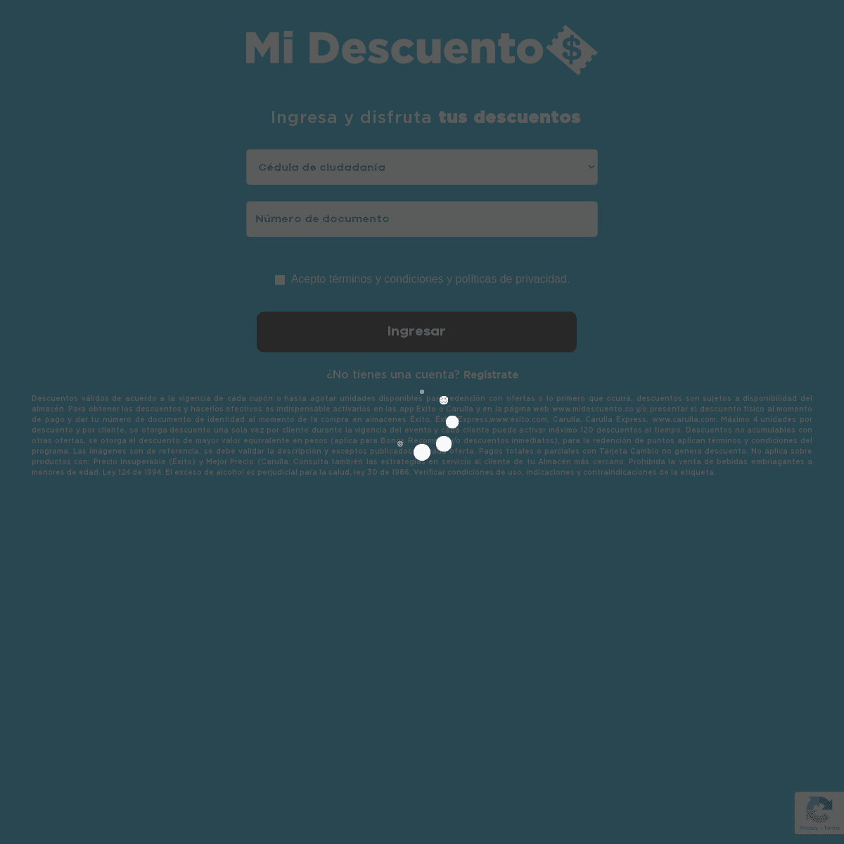 A complete backup of https://www.midescuento.co/home