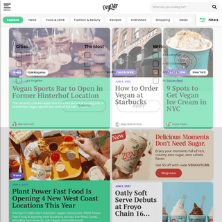 VegOut - Plant-based news, dining guides, fashion, and more!