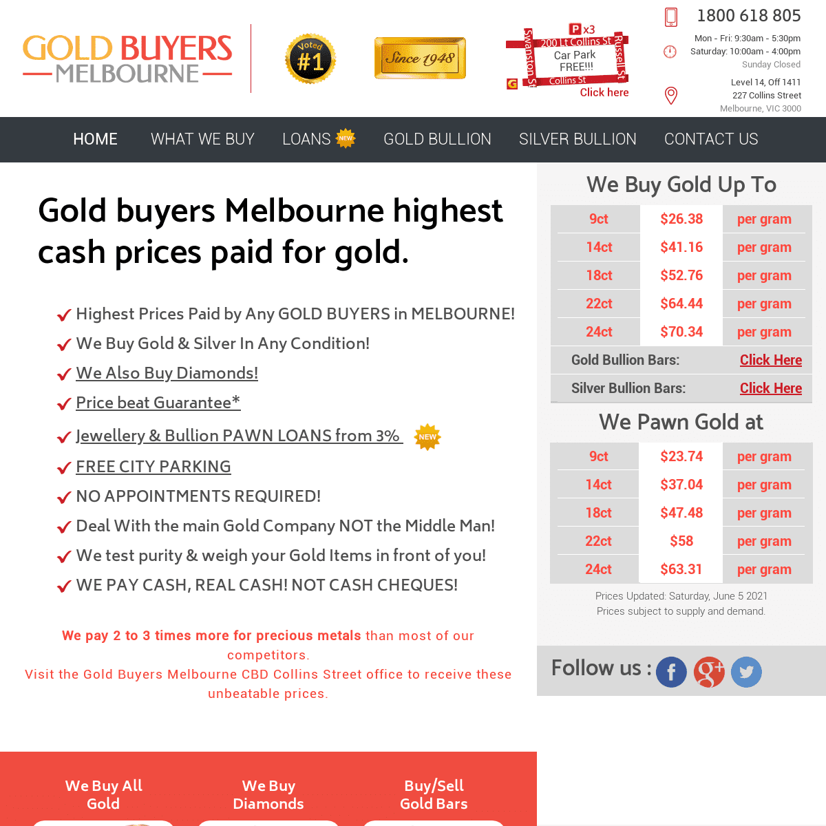A complete backup of https://goldbuyersmelbourne.com.au