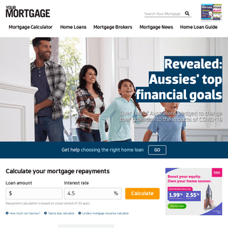 A complete backup of https://yourmortgage.com.au