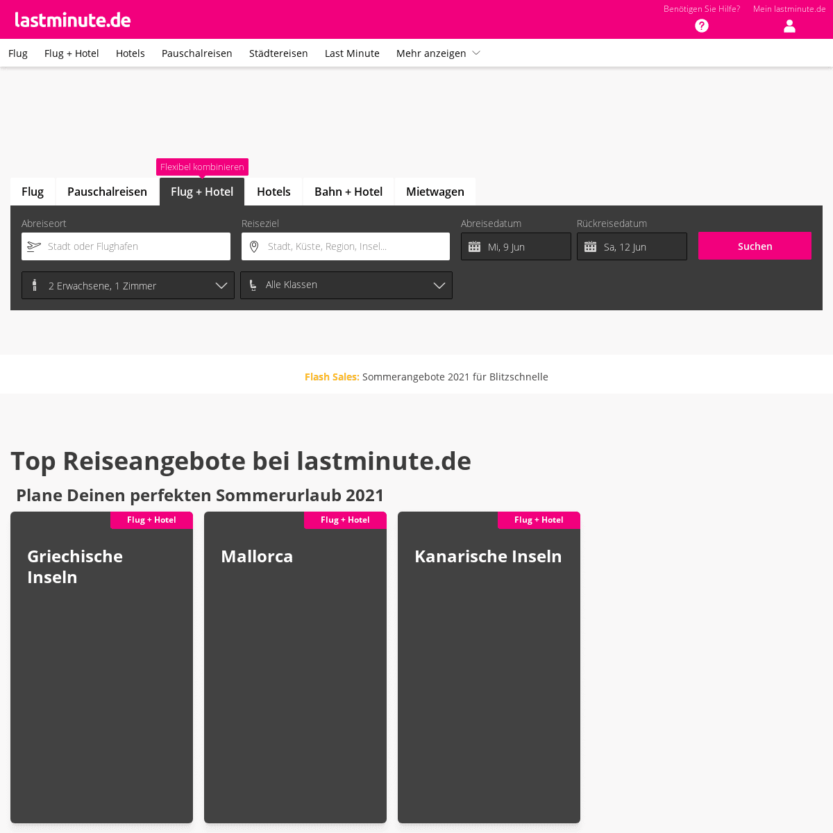 A complete backup of https://lastminute.de
