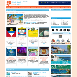 Antigua and Barbuda Caribbean Vacation travel and tourism holiday information guide