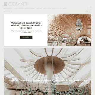 Cosanti - Bell Store - Bronze & Ceramic Bells for Sale