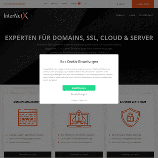 InterNetX- Domains, SSL & Server fÃ¼r professionelle Anwender