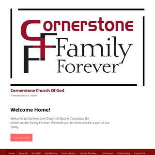A complete backup of https://ourcornerstonefamily.com