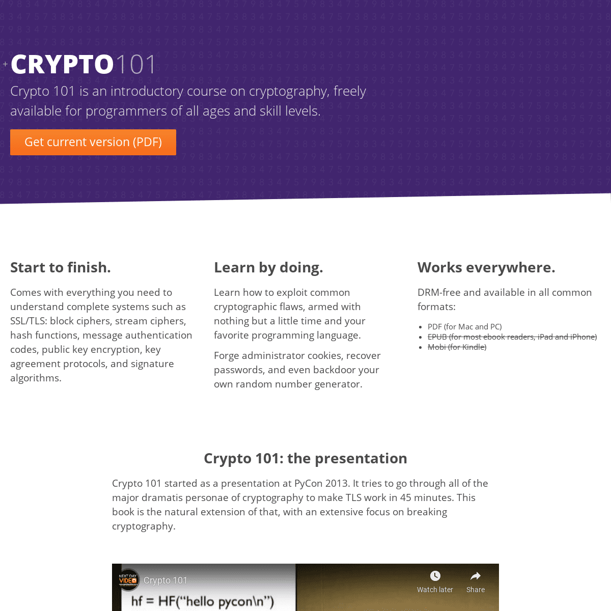 A complete backup of https://crypto101.io