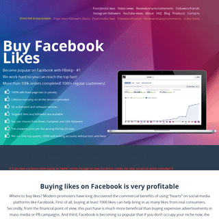 Buy Facebook Likes, page Followers USA 2021 NON DROP