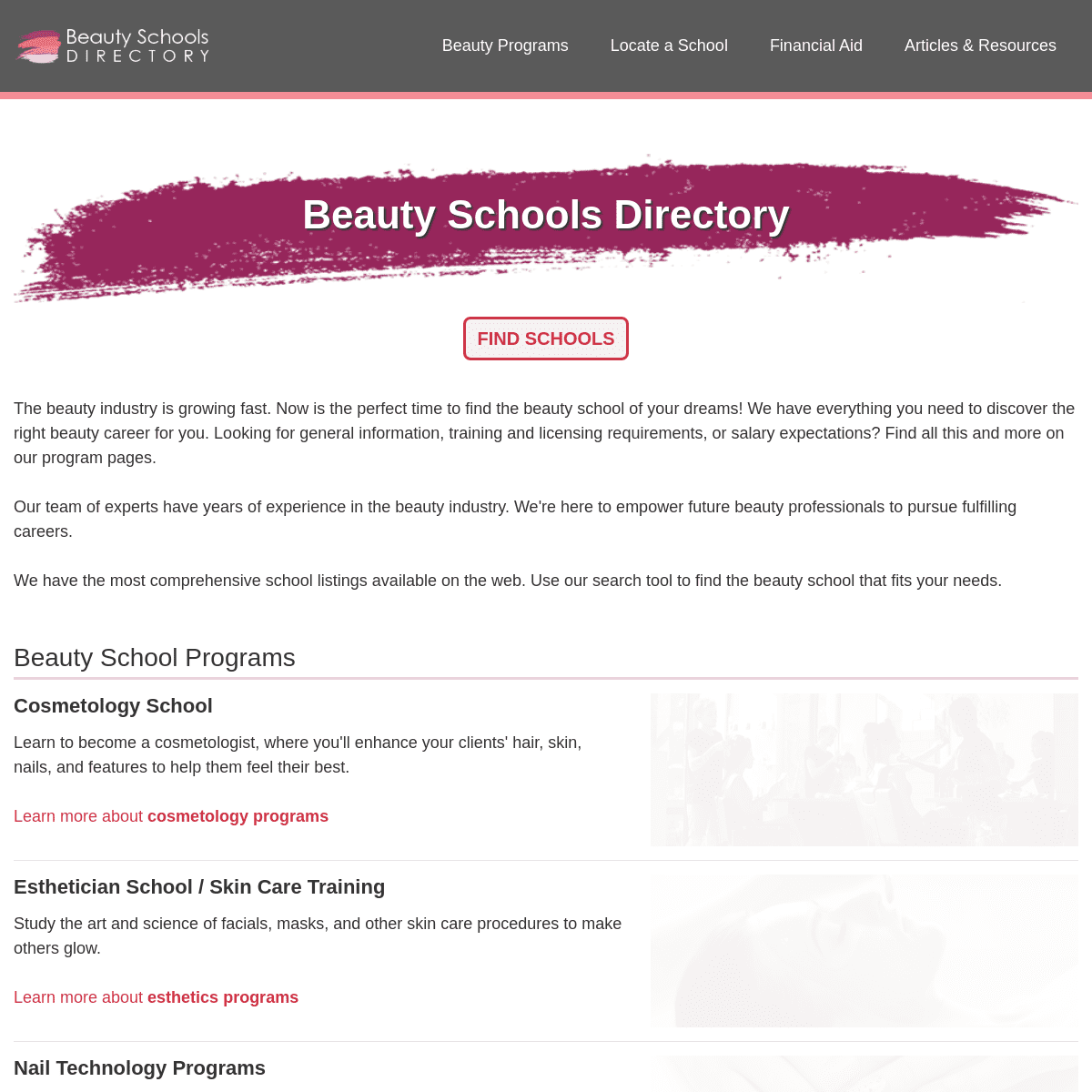 A complete backup of https://beautyschoolsdirectory.com