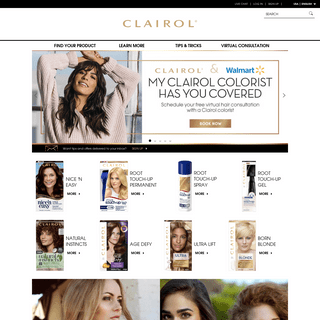 A complete backup of https://clairol.com