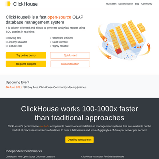 A complete backup of https://clickhouse.tech