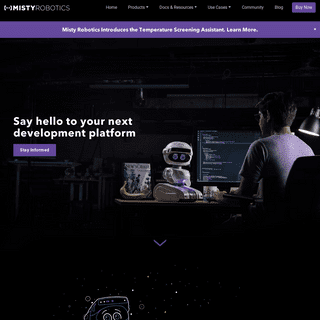 Say Hello to Your Next Development Platform - Misty Robotics