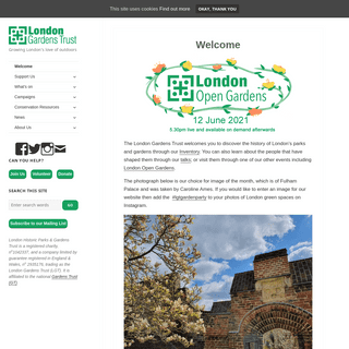A complete backup of https://londongardenstrust.org