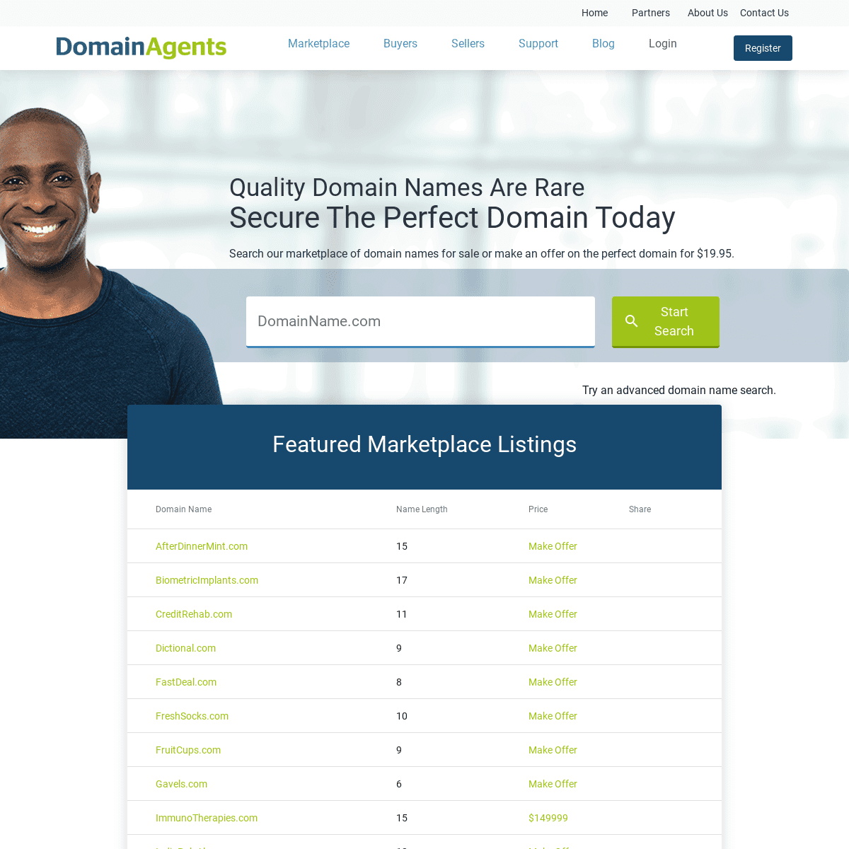 A complete backup of https://domainagents.com