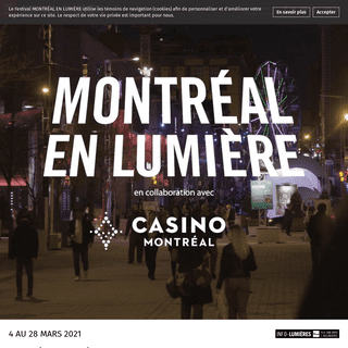 A complete backup of https://montrealenlumiere.com