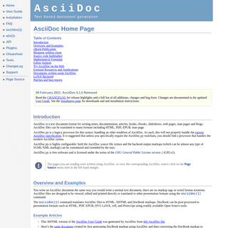 A complete backup of https://asciidoc.org