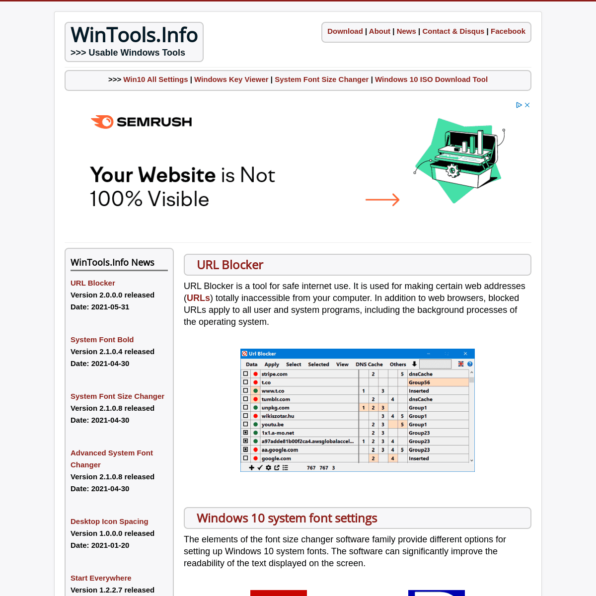 A complete backup of https://wintools.info