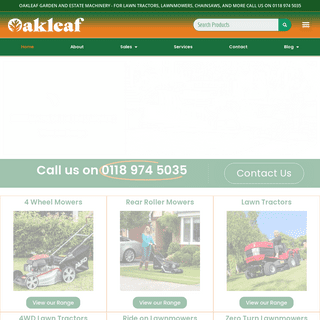 A complete backup of https://oakleafgardenmachinery.co.uk