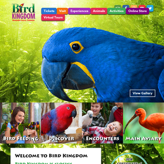 Bird Kingdom Niagara Falls, Canada - The Worldâ€™s Largest Free-Flying Indoor Aviary