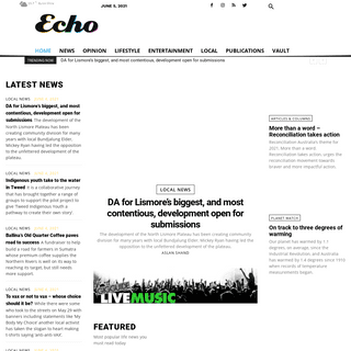 Echo Homepage â€“ The Echo