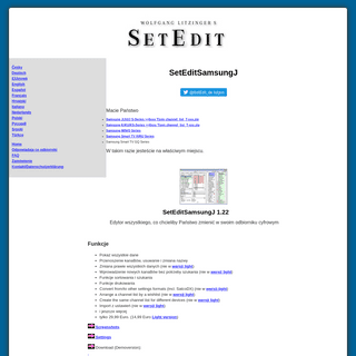 A complete backup of https://www.setedit.de/SetEdit.php?spr=5&Editor=163