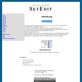 A complete backup of https://www.setedit.de/SetEdit.php?spr=2&Editor=169