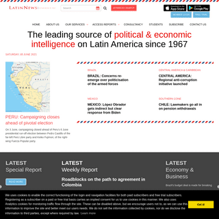 LatinNews - Latin American Intelligence - Latin American News