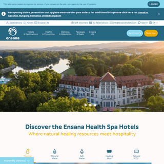 A complete backup of https://ensanahotels.com