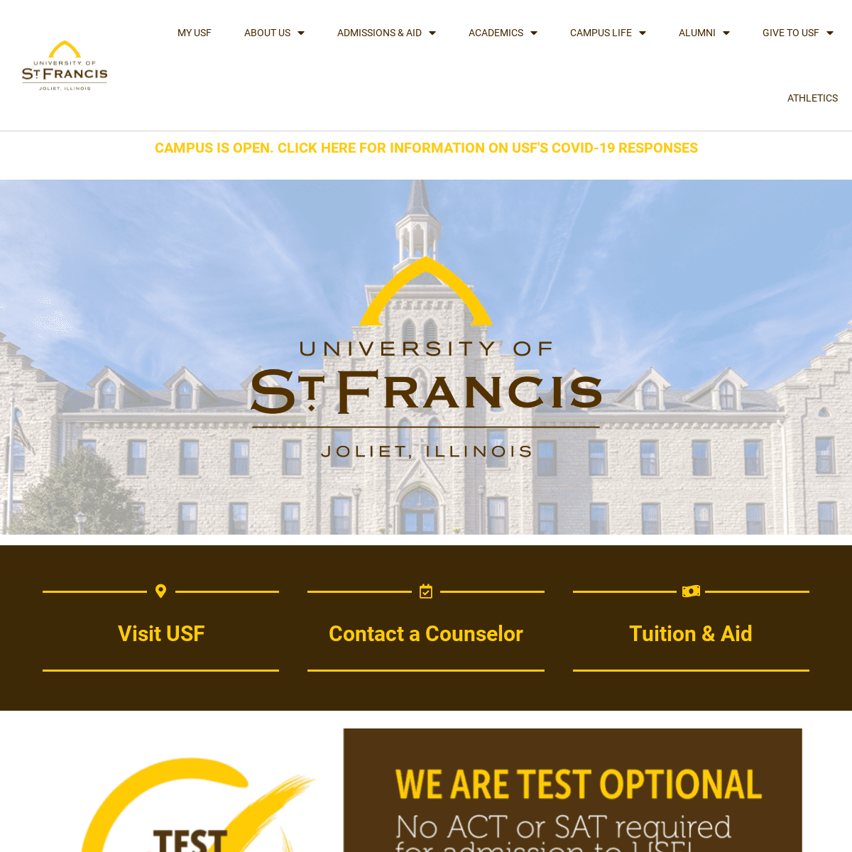 A complete backup of https://stfrancis.edu