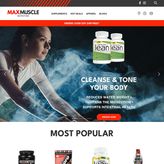 A complete backup of https://maxmuscle.com