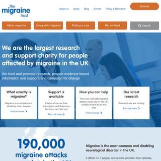A complete backup of https://migrainetrust.org