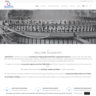 Qualitex - Quick Response and Consistent Quality