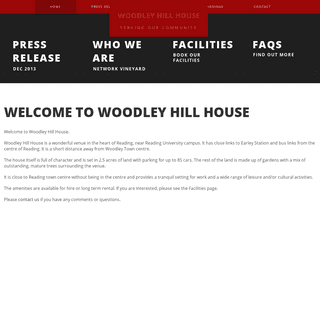 Woodley Hill House - Serving Our Community