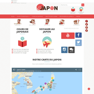Ici japon - En direct du Japon ! Cours de Japonais, culture japonaise, communautÃ©...