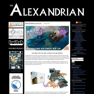 A complete backup of https://thealexandrian.net