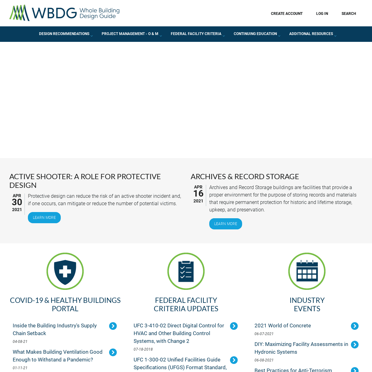 A complete backup of https://wbdg.org
